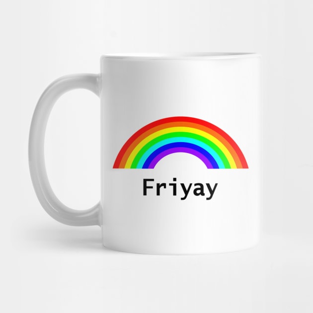 Friyay Rainbow for Positivity by ellenhenryart